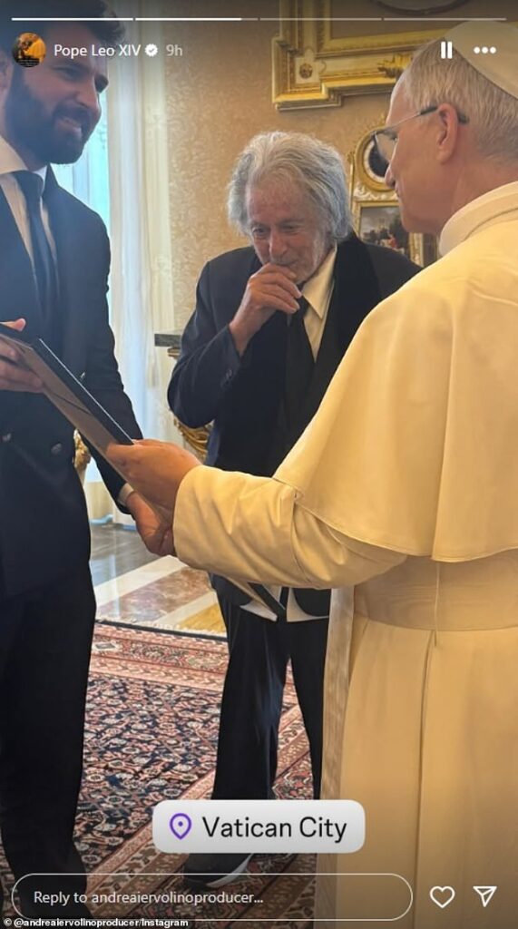 Al Pacino became the first movie star to meet Pope Leo XIV - and his fashion choices overshadowed the historic meeting