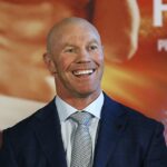 Barry Hall (pictured) has been living a quiet life as a family man after retiring from football. But the AFL legend has resurfaced in a shock new career move as he stars in a new music video