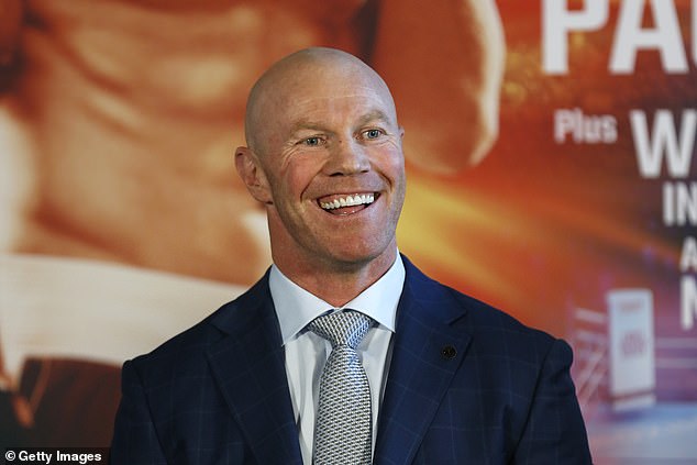 Barry Hall (pictured) has been living a quiet life as a family man after retiring from football. But the AFL legend has resurfaced in a shock new career move as he stars in a new music video