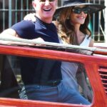 Jeff Bezos, 61, really wanted to see Lauren Sanchez wearing her wedding dress prior to their nuptials- he even 'begged' at one point - but the bride wasn¿t having it. Pictured Sunday in Venice, Italy