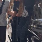 Blue Ivy looked the spitting image of her superstar mum Beyoncé as she arrived in Paris on Wednesday