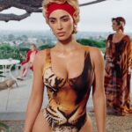 Kim Kardashian, 44, put on a busty display as she was joined by her momager Kris Jenner, 69, in a wild campaign for the latest Roberto Cavalli x SKIMS campaign