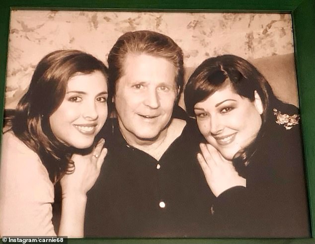 Brian Wilson's daughter Carnie Wilson (R) is speaking out following the death of the music star at 82