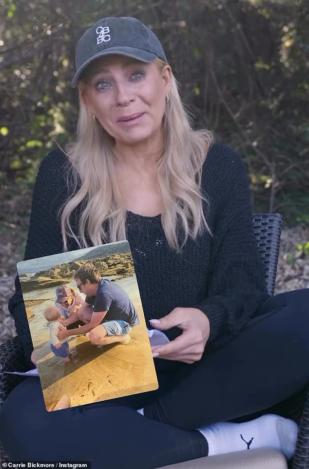 Carrie Bickmore has broken down in tears after reading a heartbreaking letter from a mother who is battling brain cancer, on the eve of her Big Five charity event