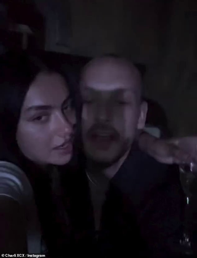 Charli XCX showed her support for her pal Addison Rae on Tuesday night, as she and her fiancé George Daniel attended her surprise performance at The Box in London