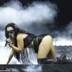 Charli XCX put on a very racy display as she graced the stage at Glastonbury Festival on Saturday evening