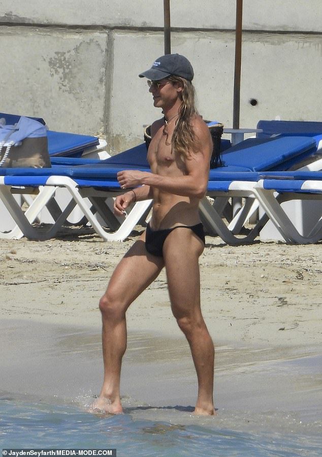 The 30-year-old influencer and fashion risk-taker soaked up the Mediterranean sun during a glamorous beachside recovery party