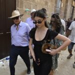 Michael Douglas was joined by his daughter Carys Zeta Douglas as they attended the Sant Joan festivities together in Menorca on Monday