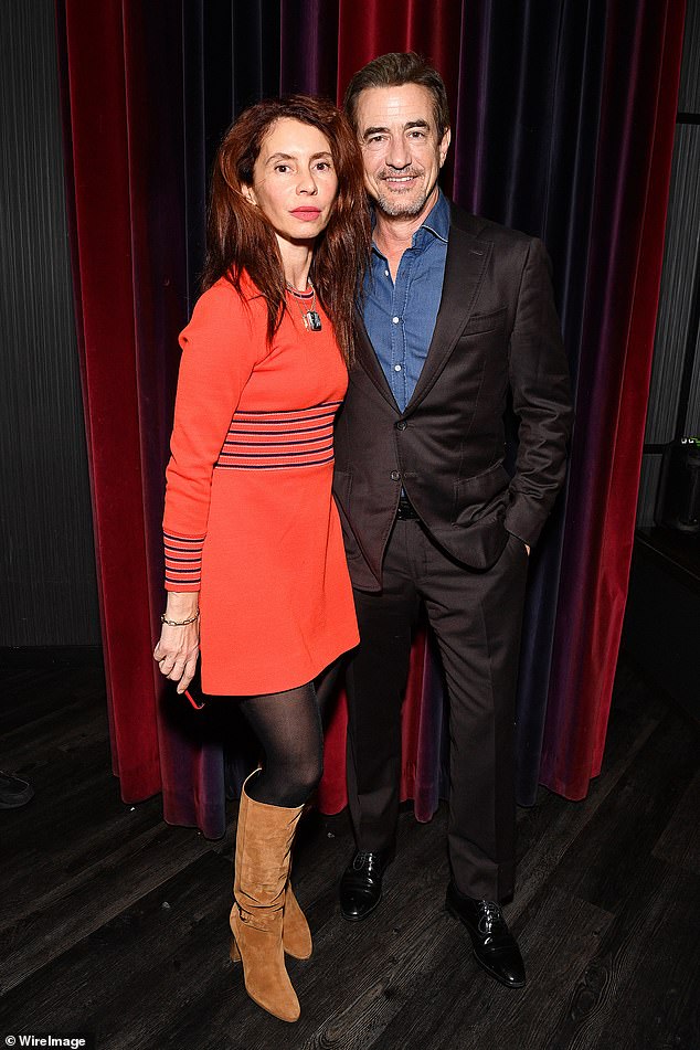 My Best Friend's Wedding star Dermot Mulroney has filed for divorce from his longtime wife, Prima Apollinaare, after 14 years of marriage (seen in 2020)