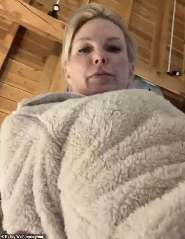 Eerie new details have emerged about the shock video of Scott Wolf's estranged wife Kelley, who was apprehended by law enforcement on camera Friday