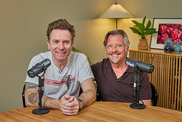 Ewan McGregor appears on the latest edition of Nick Grimshaw and Angela Hartnett's Dish alongside his This Way Round co-star Charley Boorman
