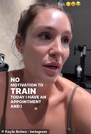 'I had one of those appointments a year and a bit ago and they found a pre-cancerous lesion on my cervix and I had to go and get it removed,' she told her fans