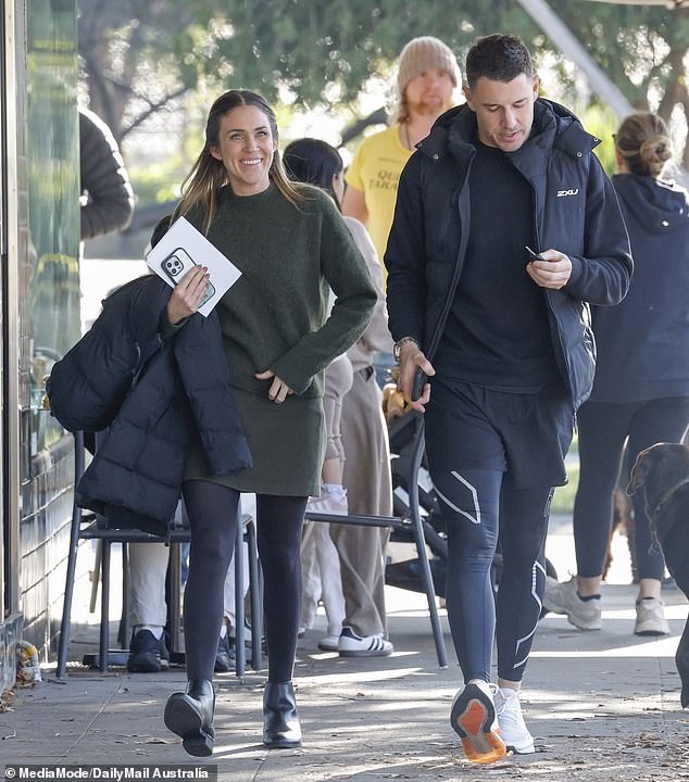 Georgia Love, 35, and Lee Elliot, 44, may have shocked fans with their split, but they proved on Saturday there is no bad blood between them