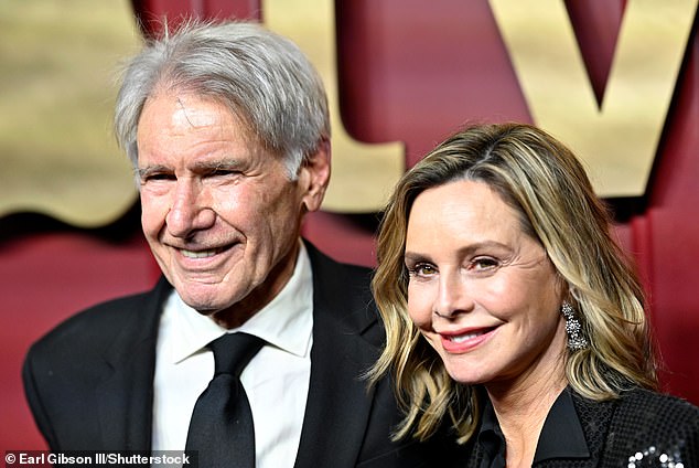 The couple- who share one adult son - are pictured in January 2024