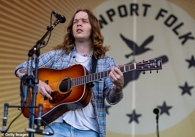 Billy Strings took the stage just hours after the death of his mother on Friday. Pictured in 2023 in Newport, Rhode Island.
