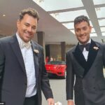 A grand mansion on Sydney harbour owned by Lowes clothing retail heir Josh Penn and his husband Ben has gone under the hammer for a whopping $23.5 million