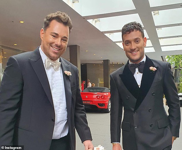 A grand mansion on Sydney harbour owned by Lowes clothing retail heir Josh Penn and his husband Ben has gone under the hammer for a whopping $23.5 million