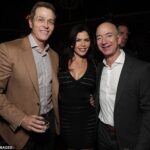 Patrick Whitesell's ex Lauren Sanchez, 55, is set to marry billionaire Jeff Bezos, 61, this week, six years after their illicit affair ended her marriage to the Hollywood agent, 60. All pictured