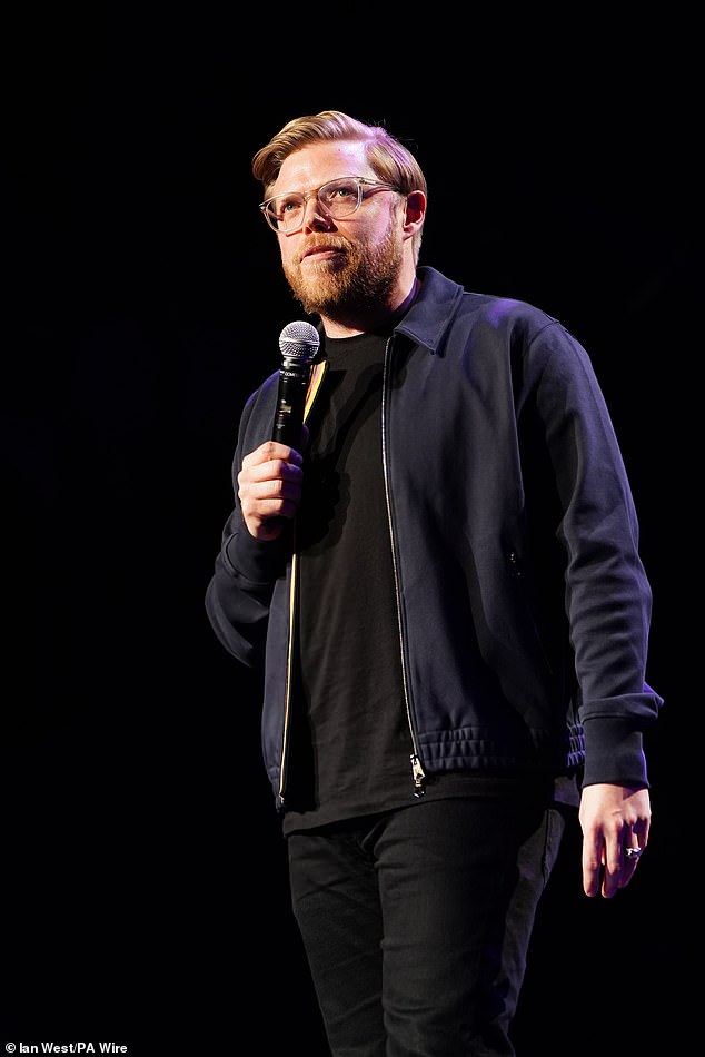 Rob Beckett has apologised to fans after being forced to cancel his upcoming stand-up shows in Scotland this week, due to ill health (pictured last year)