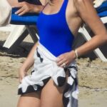 Delta Goodrem and her new husband Matthew Copley enjoyed a recovery party with their family and celebrity friends in Malta on Tuesday, after tying the knot in a romantic ceremony the day before