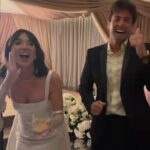 James Argent gleefully danced with Megan McKenna at her wedding just days after his ex Nicoline Arthursson broke her silence amid his suspended jail sentence