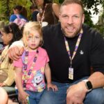 James Haskell spotted after revealing why he split with Chloe Madeley as he joins Charlotte Crosby at Dora event