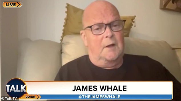 James Whale has revealed he has just weeks left to live as he faces the final stages of his terminal cancer battle
