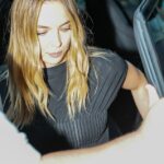Jodie Comer received the VIP treatment as she arrived at London's Adelphi Theatre to give a talk on Tuesday