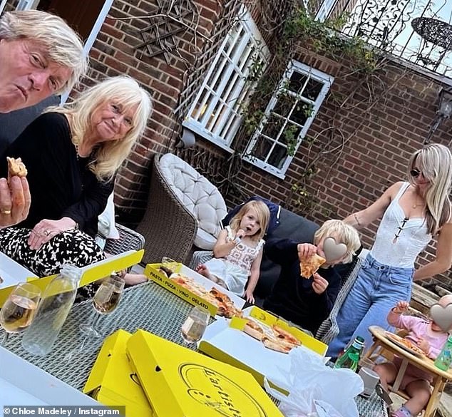 Judy Finnigan looks radiant as she makes a rare appearance in a Father's Day family snap after revealing how she lost two stone following health scare