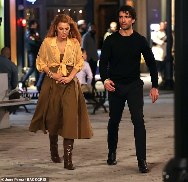 Justin Baldoni's $400million countersuit against Blake Lively has been dismissed - DailyMail.com can confirm amid their ongoing It Ends With Us legal wrangle - pictured together in December 2023