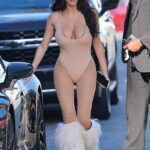 Kanye West's wife Bianca Censori proved, yet again, she is unfazed by public criticism over her revealing looks and calls for her to be arrested for public indecency