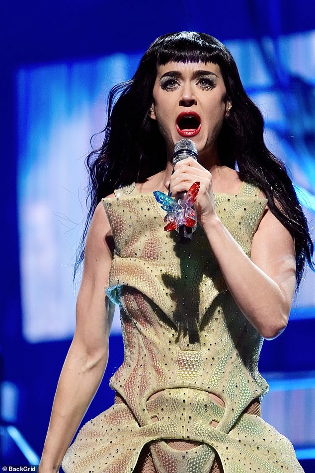 Katy Perry has gone viral after dramatically knocking a fan's Labubu toy out of their hand during her Lifetimes tour in Australia