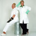 Kim Woodburn's How Clean Is Your House co-star Aggie Mackenzie (right) has broken her silence on the star's death, calling her a 'tormented soul'