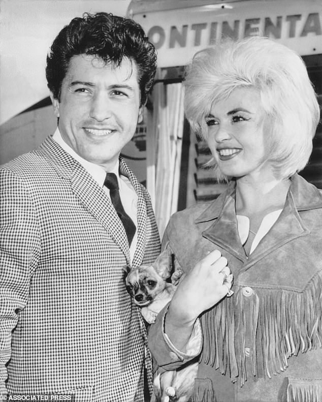 At age 25, Mariska found out that her biological father is actually a former Las Vegas entertainer named Nelson Sardelli; Jayne and Sardelli pictured in 1963