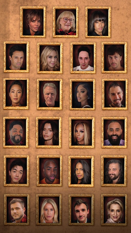 Collage of Traitors USA cast portraits.