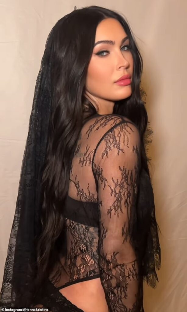 Megan Fox, 39, showed off her latest manicure just in time for the summer season - with the style having NSFW inspiration