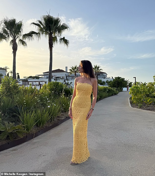 The actress, 38, is currently soaking up the sun with husband Mark Wright and their daughter Palma, three months, at the swanky £300-a-night SO/ Sotogrande Spa & Golf Resort Hotel