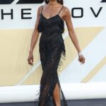 Naomi Campbell ensured all eyes were on her as she graced the red carpet at the star-studded European premiere of F1: The Movie in London on Monday night