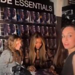 Naomi Campbell has hit back after she was accused of being 'rude' to fans with Miley Cyrus at a vinyl signing in London this week