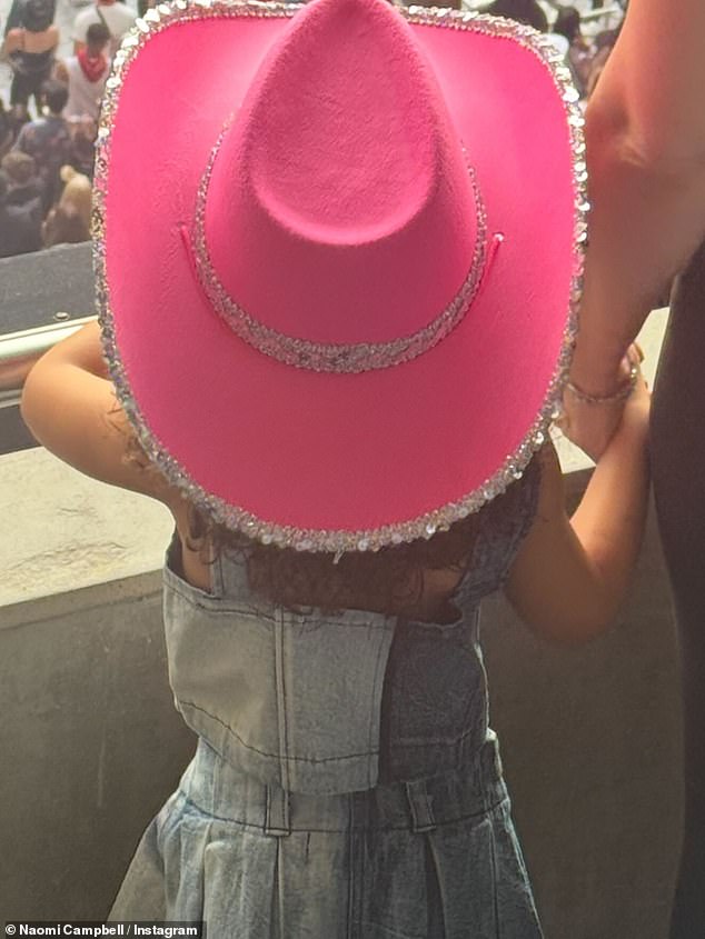 Naomi Campbell shared a rare snap of her five-year-old daughter at Beyoncé's Cowboy Carter tour last week