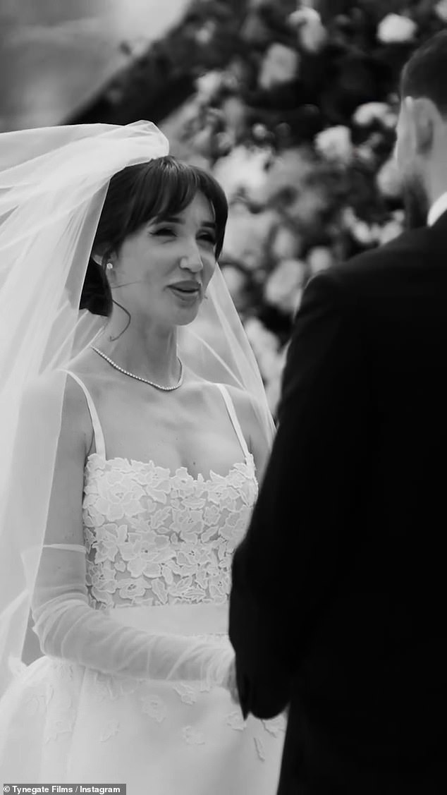 The former TOWIE star, 32, and the footballer, 27, who got married in front of their loved ones at Grantley Hall in North Yorkshire, said 'I do' in a grand ceremony