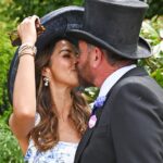 Nick Knowles and his wife Katie packed on the PDA as they were seen for the first time since their wedding as they led the glamour at Royal Ascot day four on Friday