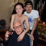 This week it was revealed Nicola and Brooklyn had moved into a new £11 million five-bed home in Beverly Hills, bought by Nicola's father Nelson, pictured