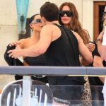 Orlando Bloom enjoyed a friendly reunion with Kim Kardashian as they mingled in Venice ahead of of Jeff Bezos and Lauren Sanchez's $20 million wedding
