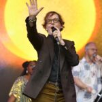 Pulp threw shade at Charli XCX during their surprise performance at Glastonbury tonight - alluding to Brat Summer