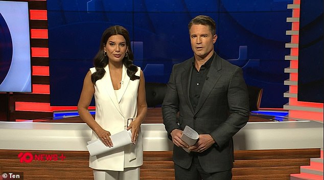 The show's hosts, recently poached Seven journalists Denham Hitchcock and Amelia Brace, opened the episode by telling the audience what they can expect