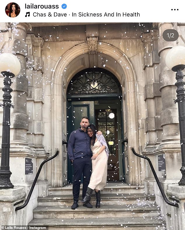 Ronnie O'Sullivan and Laila Rouass have married, ten months after the couple ended their on-off relationship, taking to Instagram to announce their union