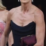 Sarah Murdoch was dressed to impress as she celebrated Jeff Bezos and Lauren Sanchez's wedding in Italy over the weekend