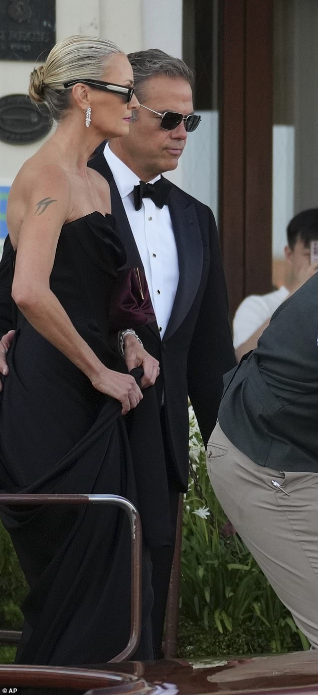 The Murdochs joined a long list of celebrities and billionaires in attendance at the extravagant affair