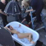 Sofia Vergara, 52, shared a naked picture of herself posing in a bubble bath from a past Dolce & Gabbana Vanity Fair photoshoot on Instagram on Friday
